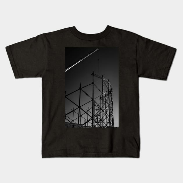 Dismantling Gas Storage Frame, Sunderland Kids T-Shirt by axp7884